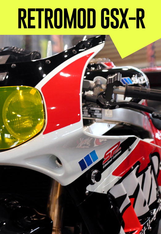 HOMMAGE AUX RACE BIKES DES ANNÉES 80 : RETROMOD 1991 GSX-R 750